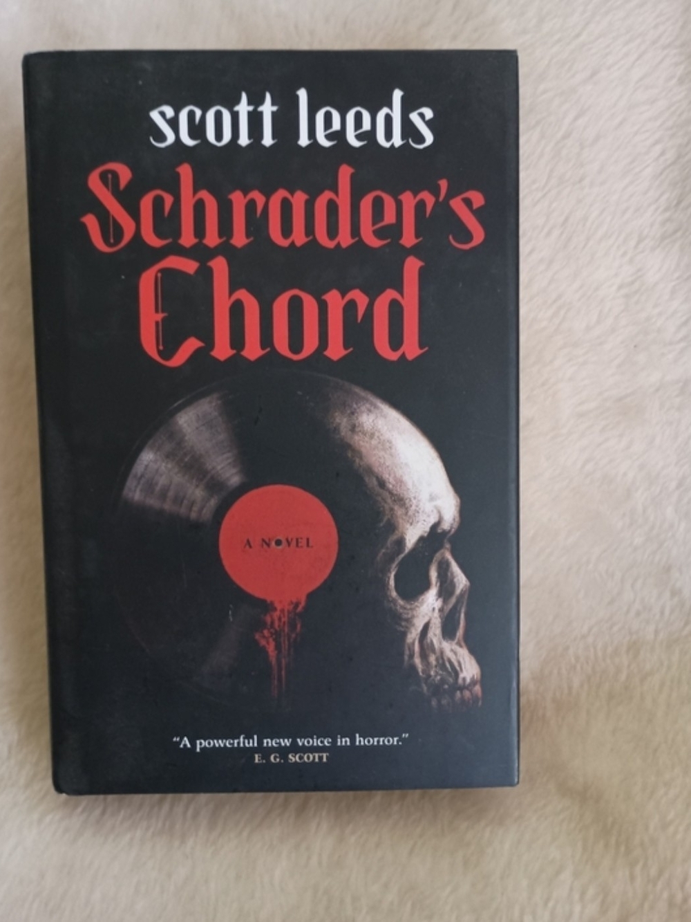Schrader's Chord Hardcover Book - Black & Red